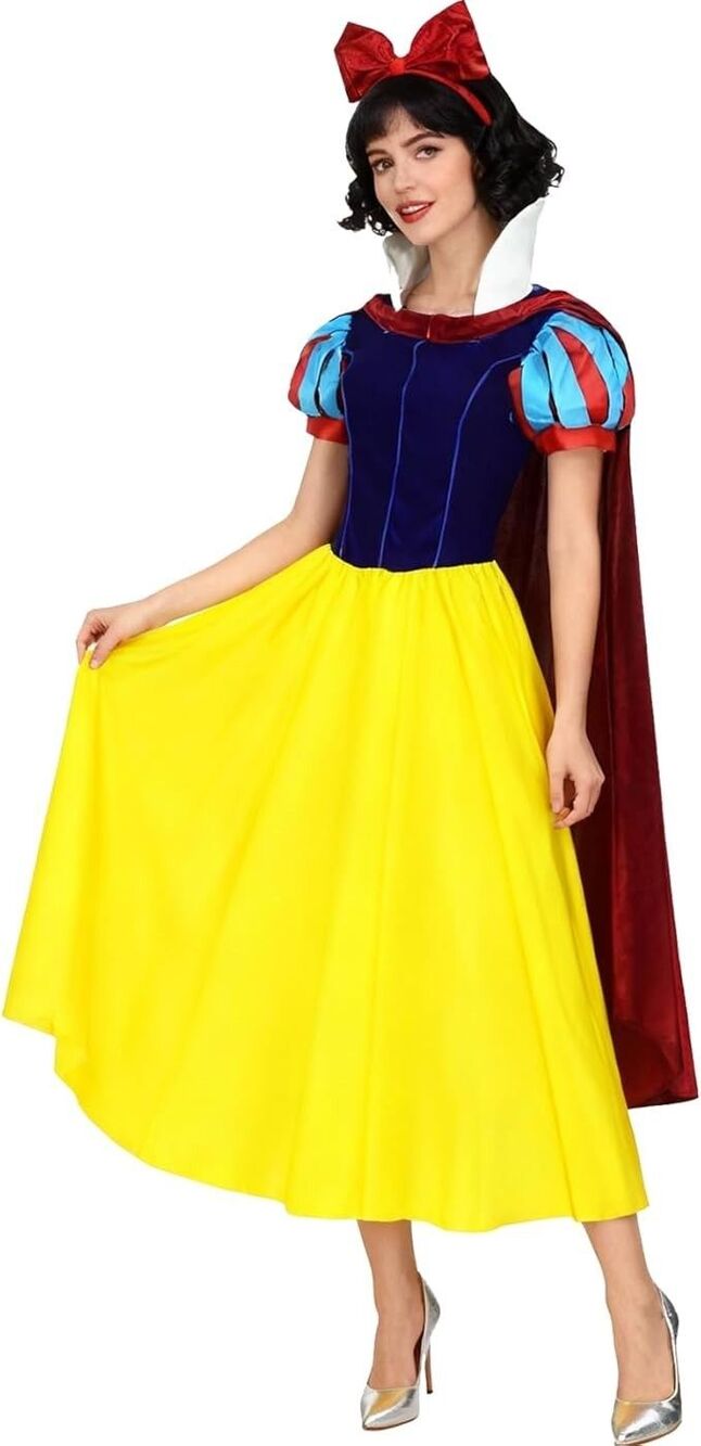 Snow White Costume Adult Size XS Fairy Tale Princess Halloween Fancy DRESS ONLY